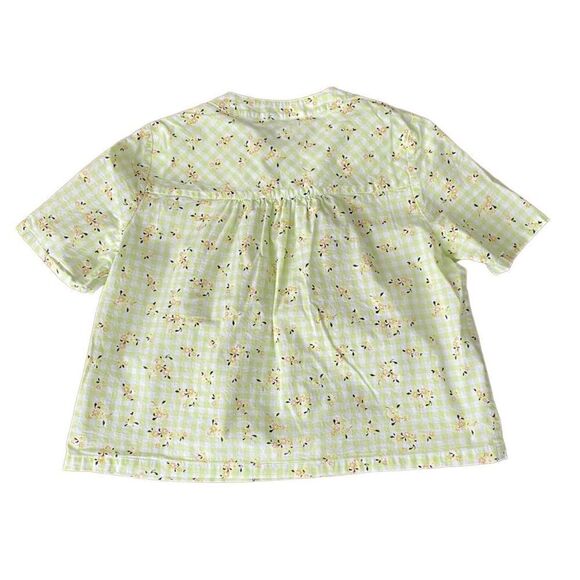 ModCloth Spring Fun in Gingham Blouse Medium - Picture 3 of 5